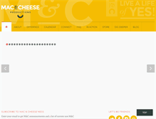 Tablet Screenshot of macncheeseproductions.com